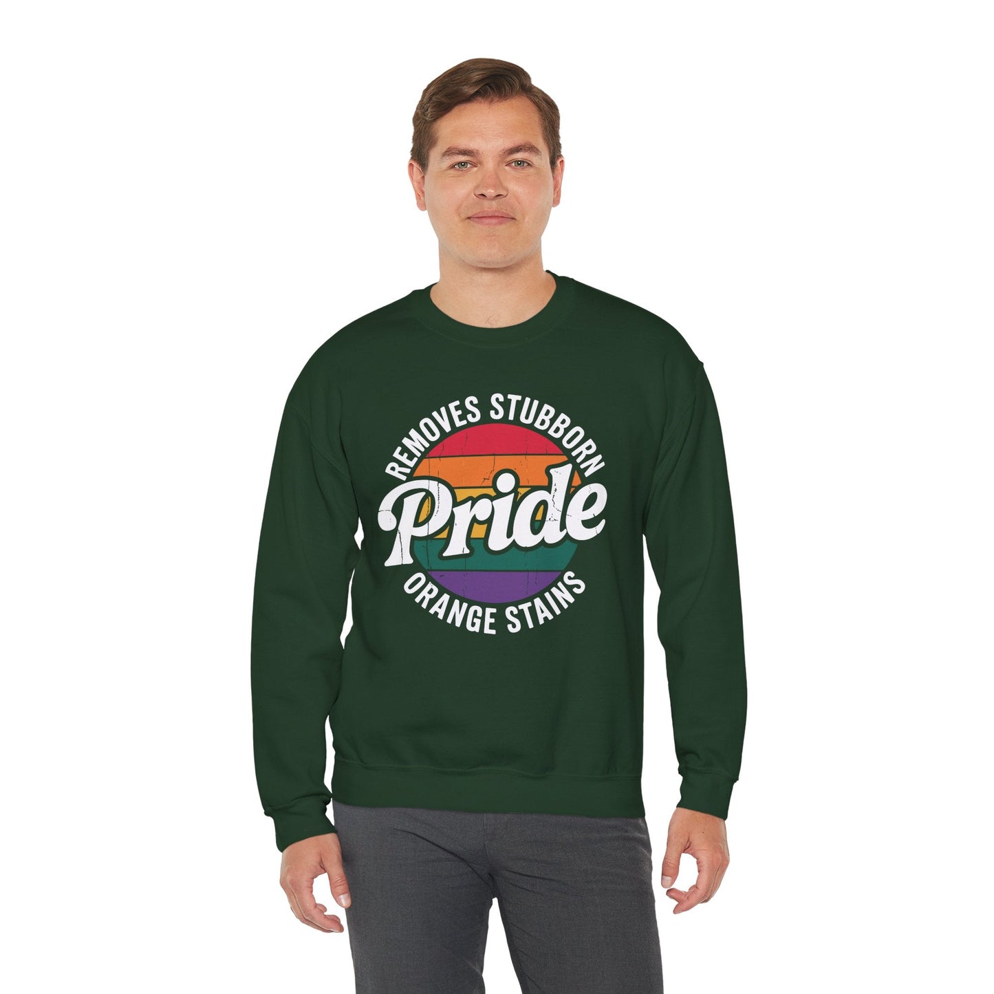 Resist Trump Remove Stubborn Orange Stains Pride Month LGBTQ Sweatshirt