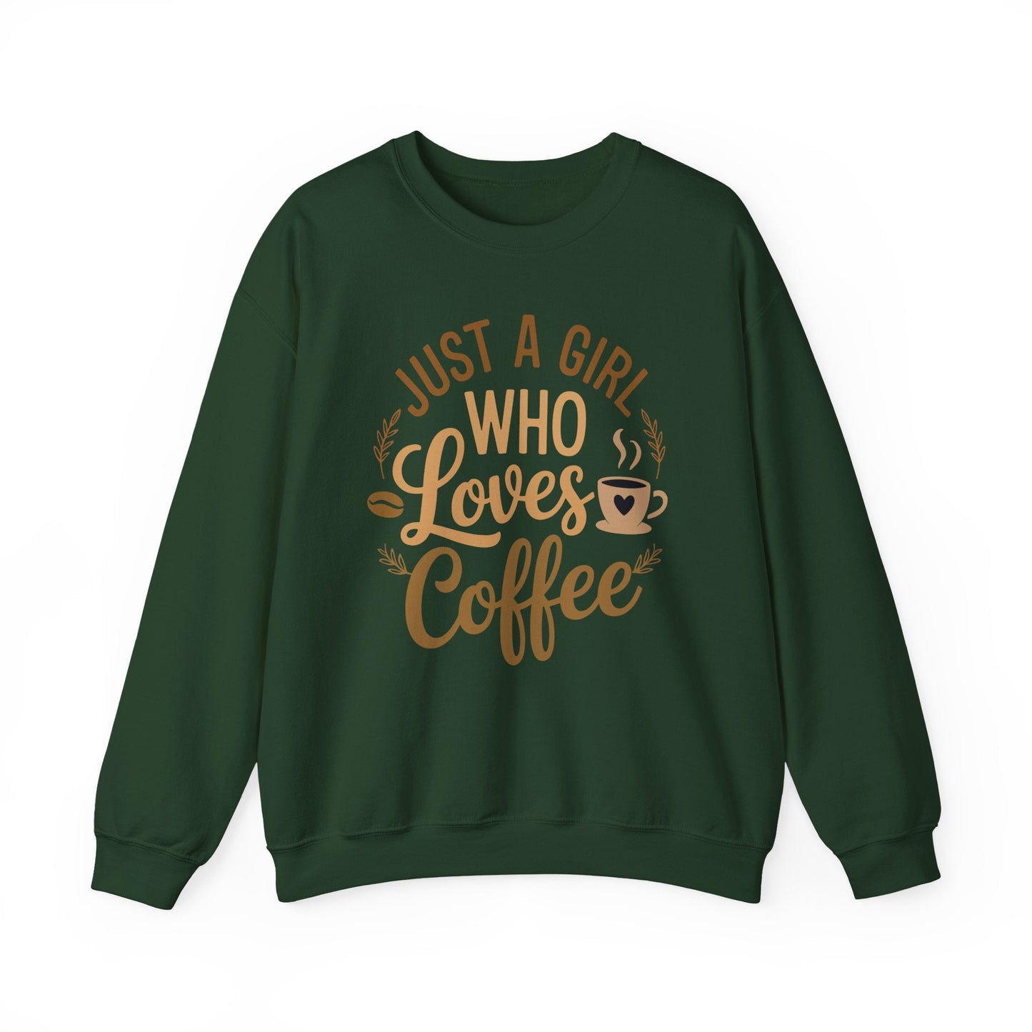 Just A Girl Who Loves Coffee Womens Coffee Lover Sweatshirt