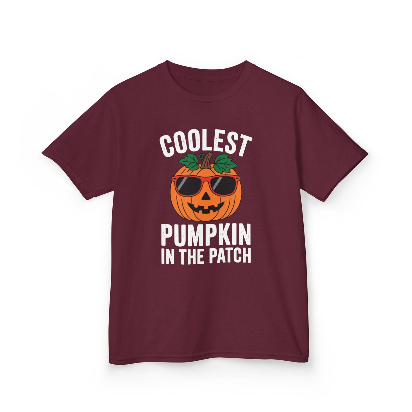 Kids Coolest Pumpkin In The Patch Halloween For Boys Girls T-Shirt