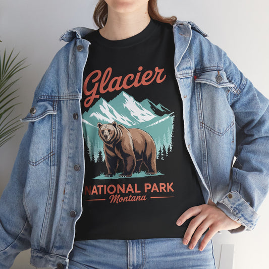 Glacier National Park retro T-Shirt