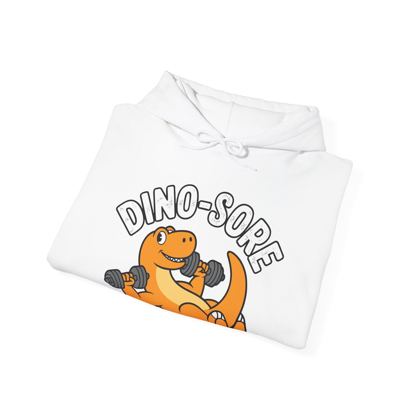 Gym Workout Dino Sore Exercise Fitness Boys Women Men Hoodie