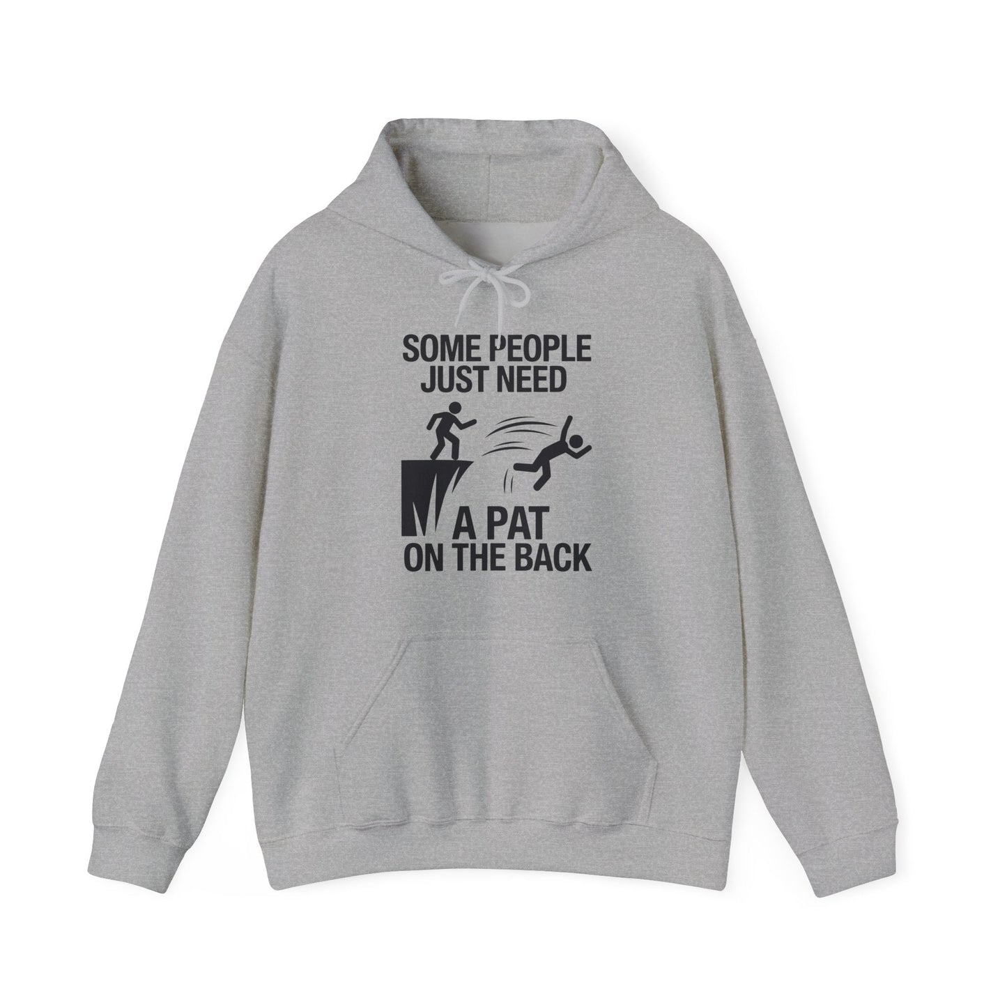 Funny Pat On The Back Adult Sarcastic Design Hoodie
