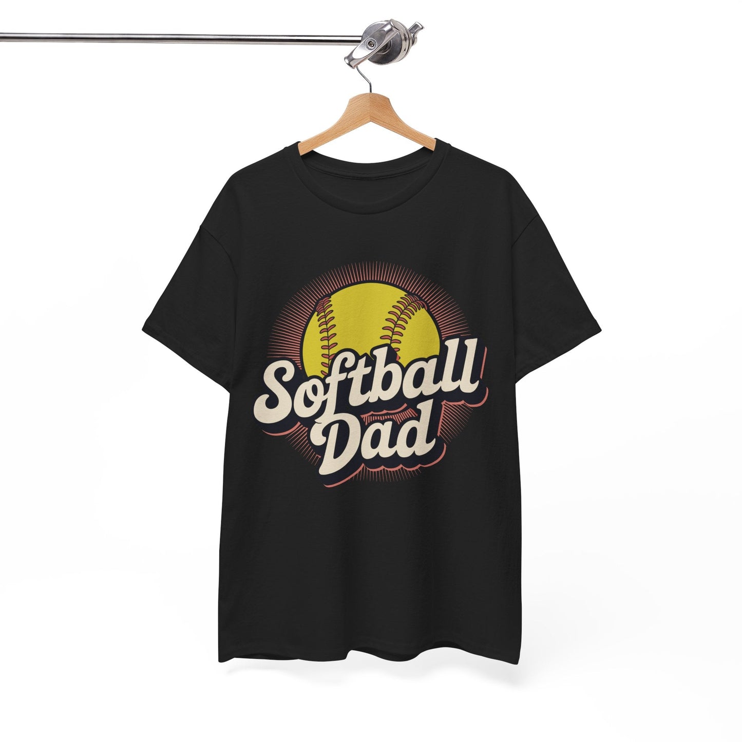 Funny Fathers Day Softball Dad Gift From Daughter Son Wife T-Shirt