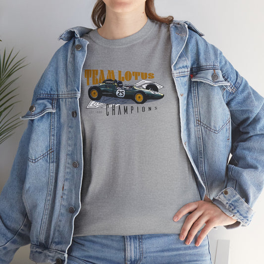 Team Lotus Champion Car T-Shirt Celebrate Racing Legacy and Speed