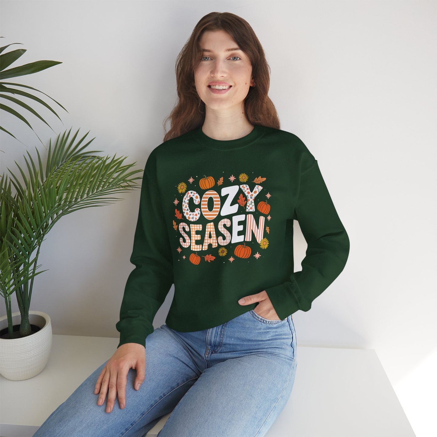 Season Autumn Fall Vibes Halloween Thanksgiving Pumpkin Sweatshirt