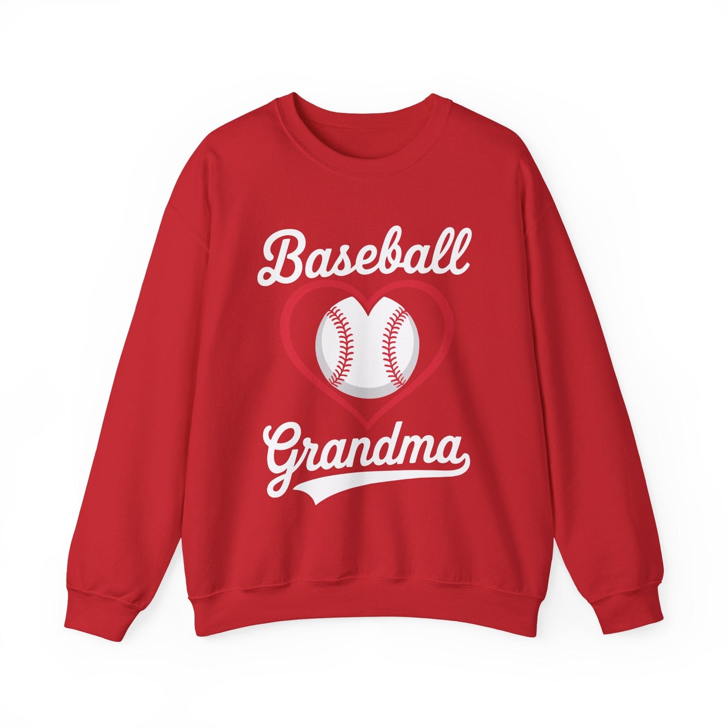 Baseball Grandma Women Baseball Heart Mothers Day Sweatshirt