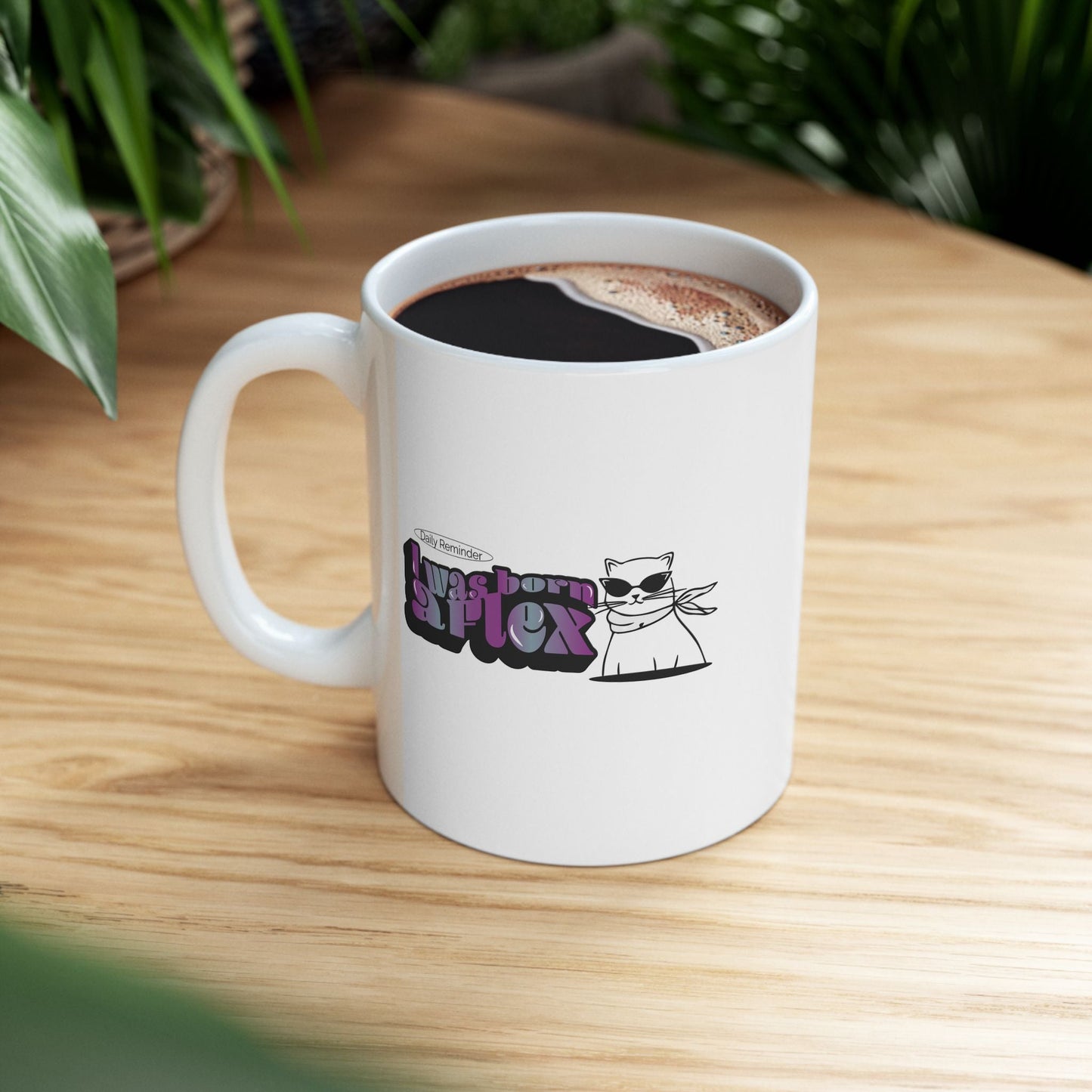 I Was Born A Flex Coffee Mug