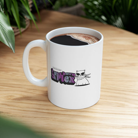 I Was Born A Flex Coffee Mug