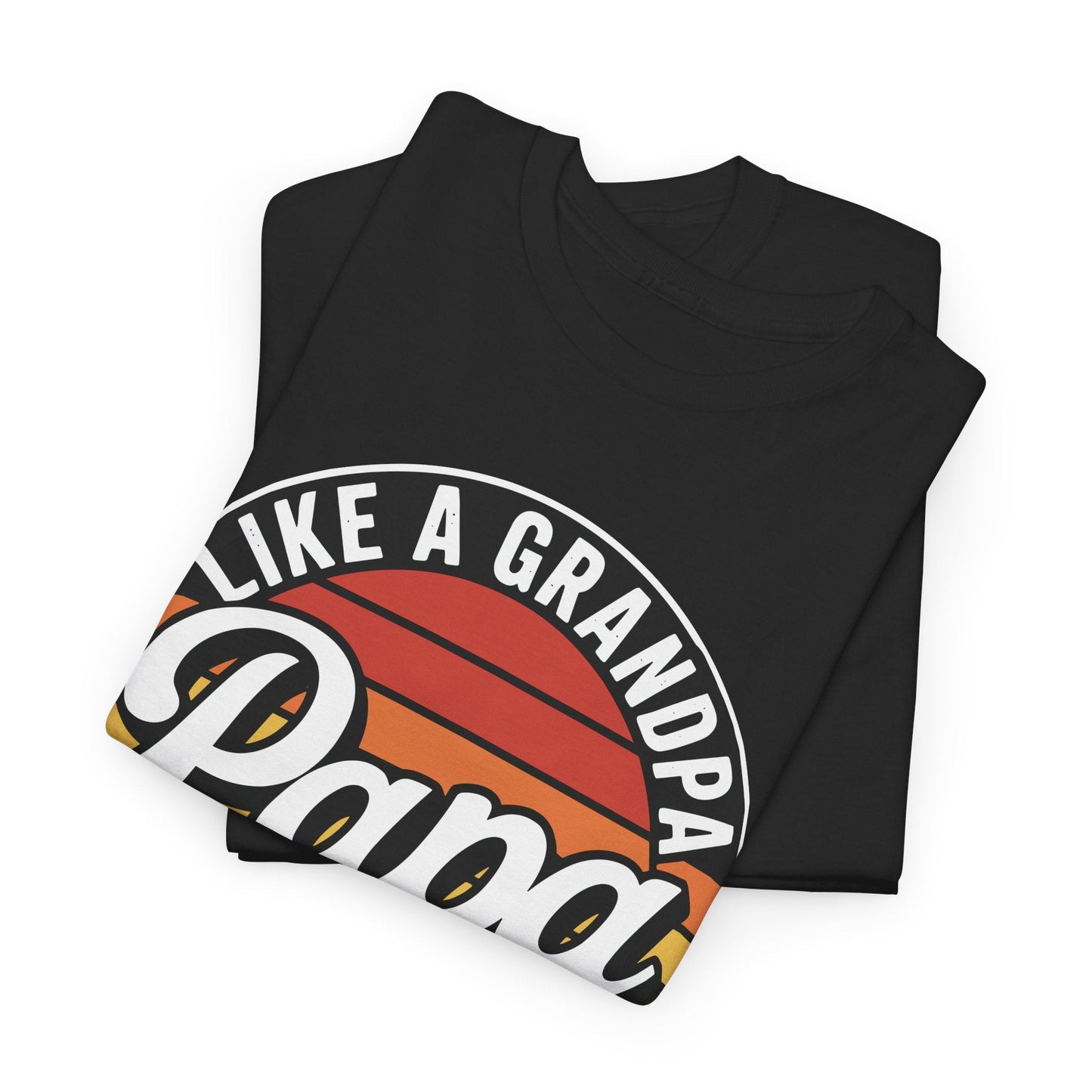 PAPA like a Grandpa ONLY COOLER Funny Dad Papa Definition T-Shirt