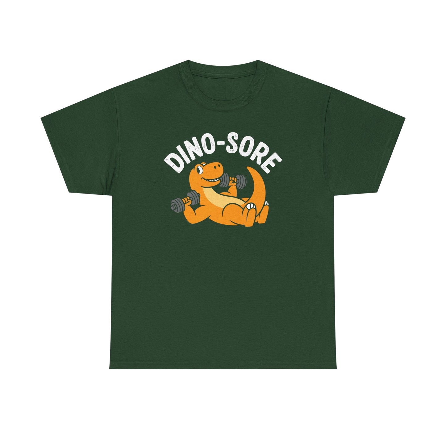 Gym Workout Dino Sore Exercise Fitness Boys Women Men T-Shirt