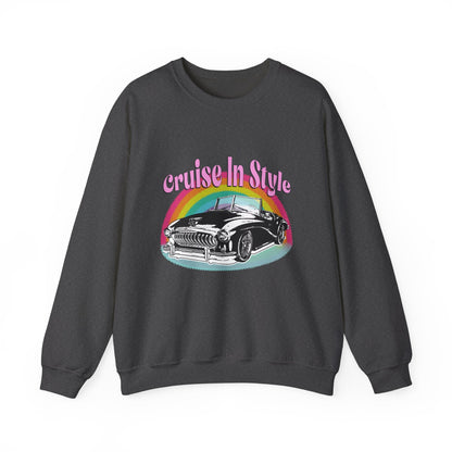 Cruise In Style Car Lovers Sweatshirt