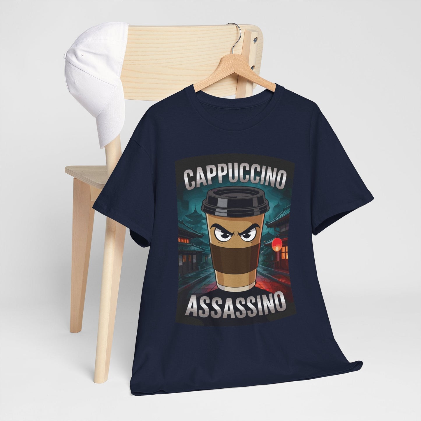Cappuccino Assassino Coffee Lovers Italian Brainrot Meme T-Shirt