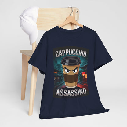 Cappuccino Assassino Coffee Lovers Italian Brainrot Meme T-Shirt
