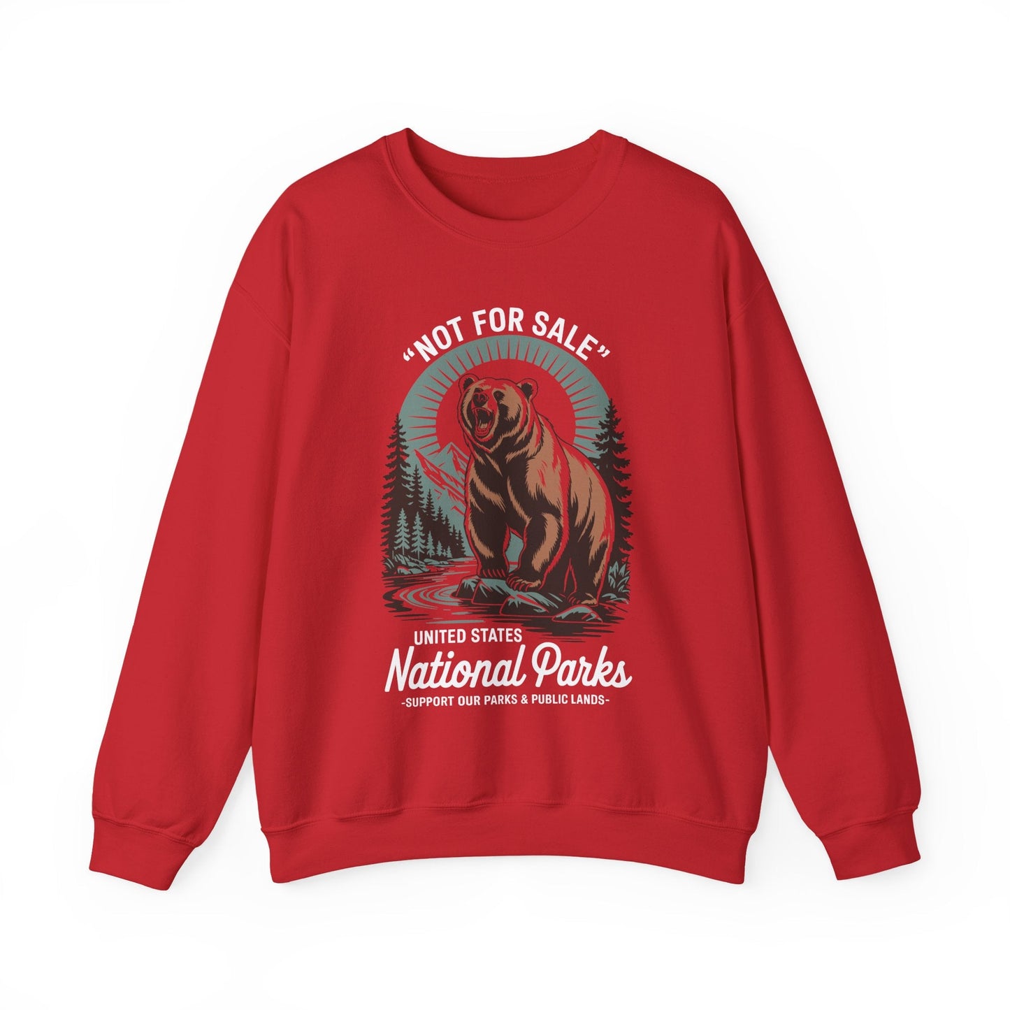 Not For Sale National Parks Support Our Parks & Public Lands Sweatshirt