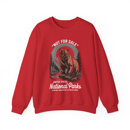 Not For Sale National Parks Support Our Parks & Public Lands Sweatshirt