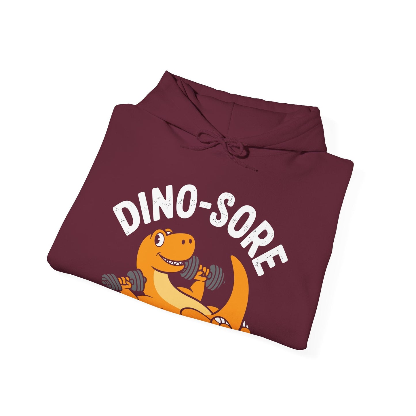 Gym Workout Dino Sore Exercise Fitness Boys Women Men Hoodie