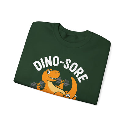 Gym Workout Dino Sore Exercise Fitness Boys Women Men Sweatshirt