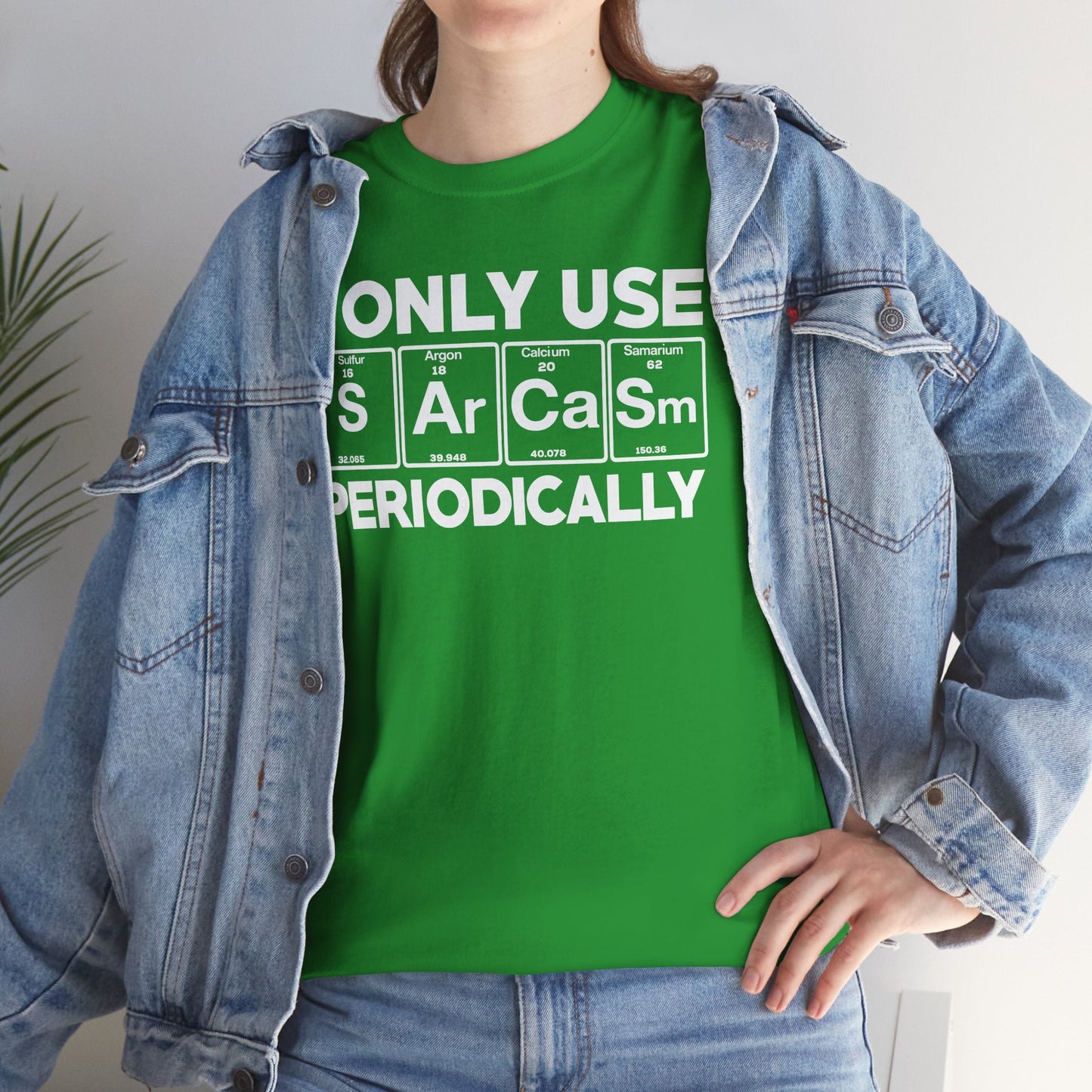 Sarcasm Periodic Table Element Weird Science Joke Gift T-Shirt