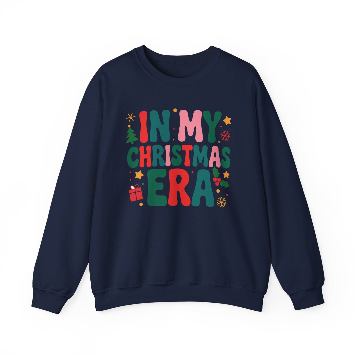 In My Christmas Era Cute Groovy Christmas Holiday Xmas Sweatshirt