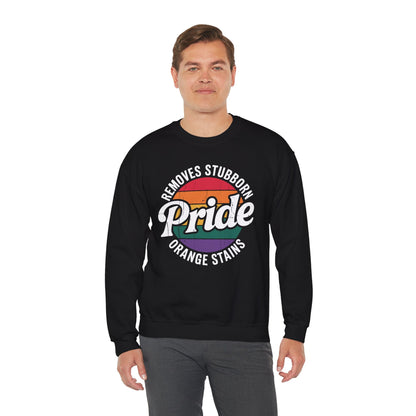 Resist Trump Remove Stubborn Orange Stains Pride Month LGBTQ Sweatshirt