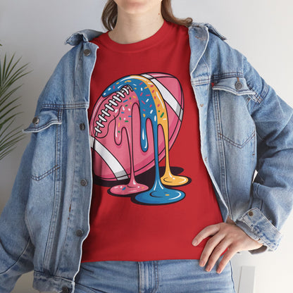 Football Drip For Lineman WR QB RB Ice Cream Sprinkles T-Shirt