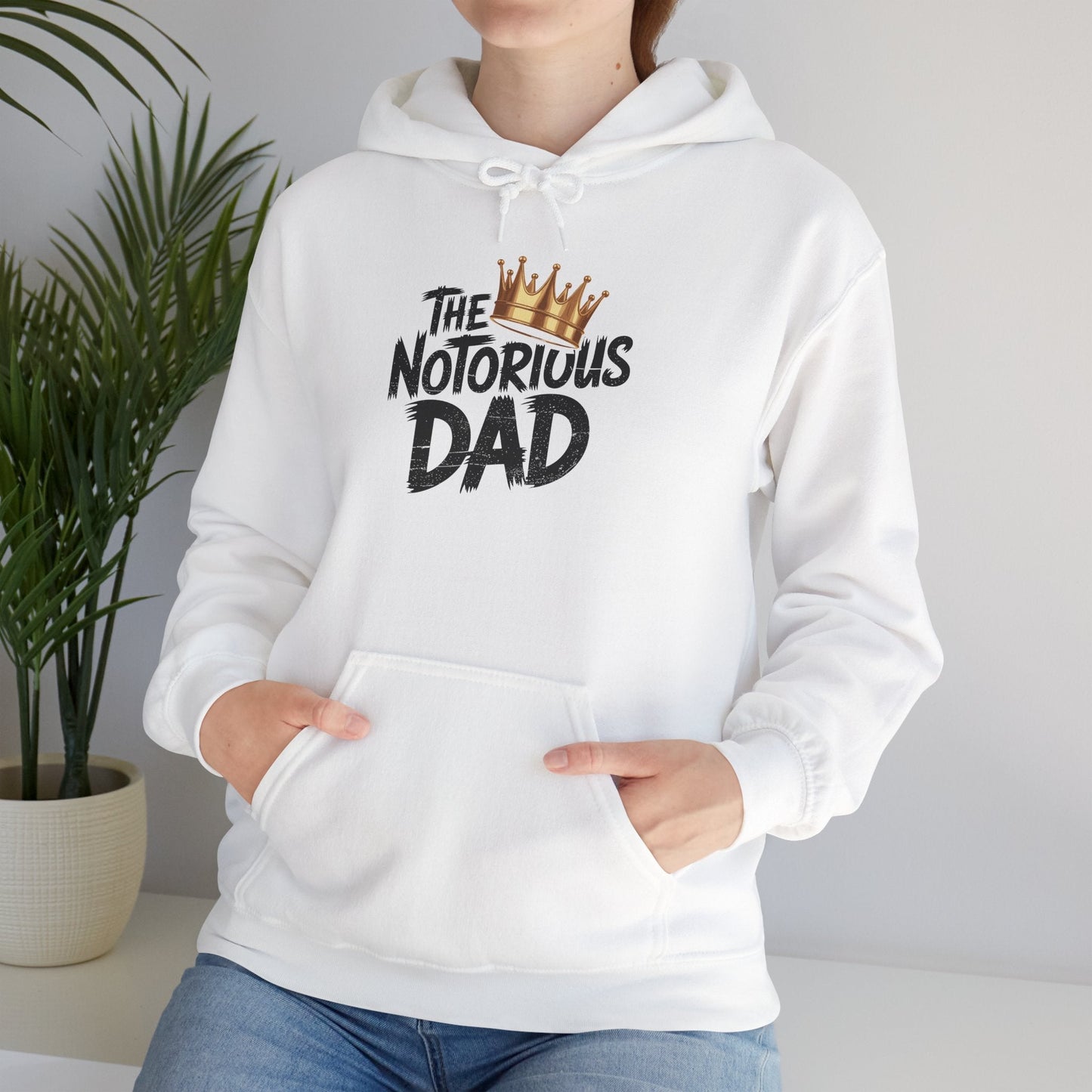 Old School Funny Hip Hop Fathers Day Notorious Dad Hoodie
