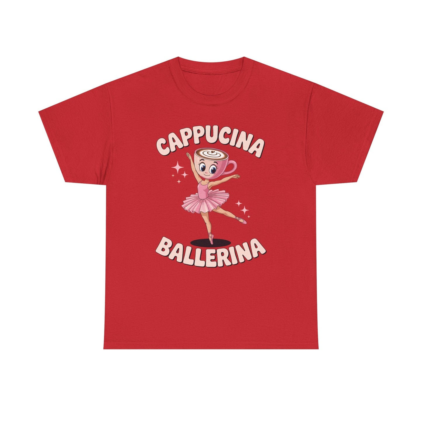Funny Ballerina Cappuccina Coffee Dance Lovers Italian Meme T-Shirt