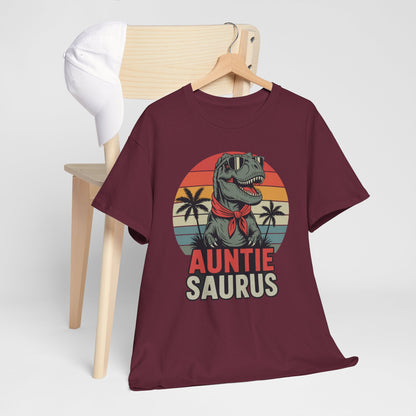 Auntiesaurus T Rex Dinosaur Auntie Saurus Family Matching T-Shirt