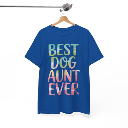 Best Dog Aunt Ever Shirt Women Dog Lover Auntie Mothers Day T-Shirt
