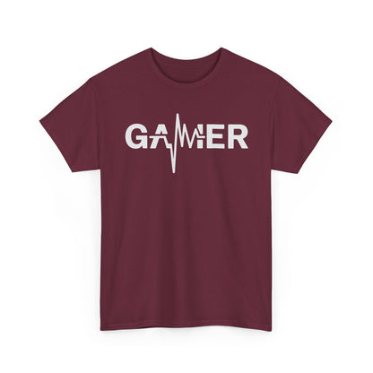 Gamer Heartbeat Video Games Graphic T-Shirt