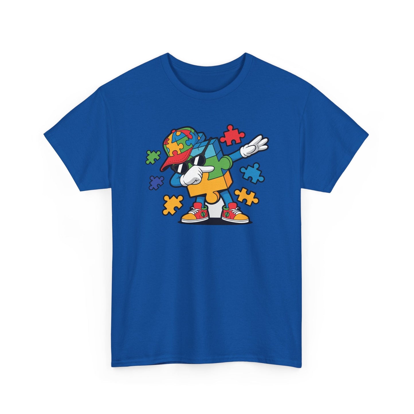 Dabbing Puzzle Autism Awareness T-Shirt