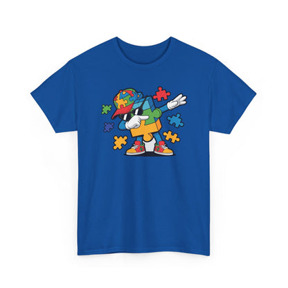 Dabbing Puzzle Autism Awareness T-Shirt