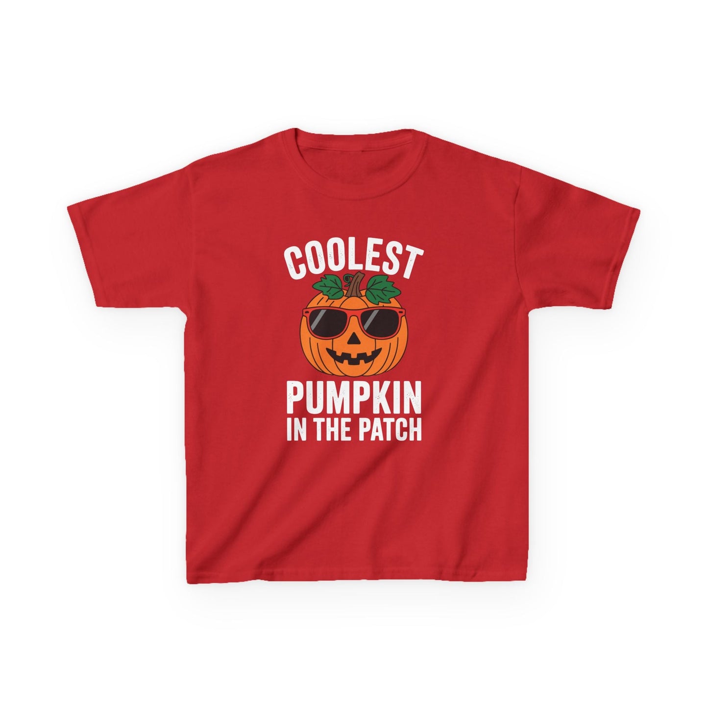 Kids Coolest Pumpkin In The Patch Halloween For Boys Girls T-Shirt