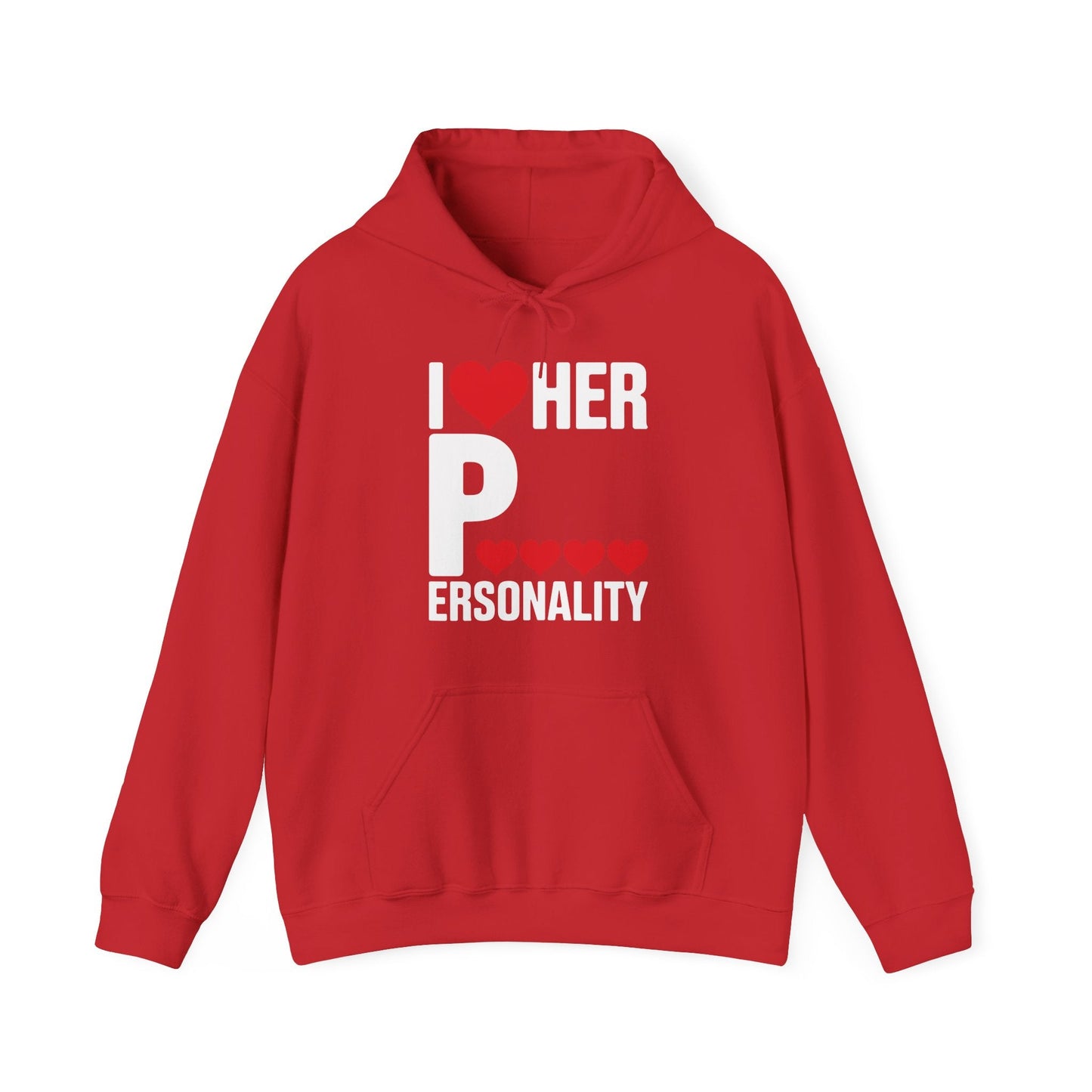 Funny Valentine's Day Couple Matching I Love Her Personality Hoodie