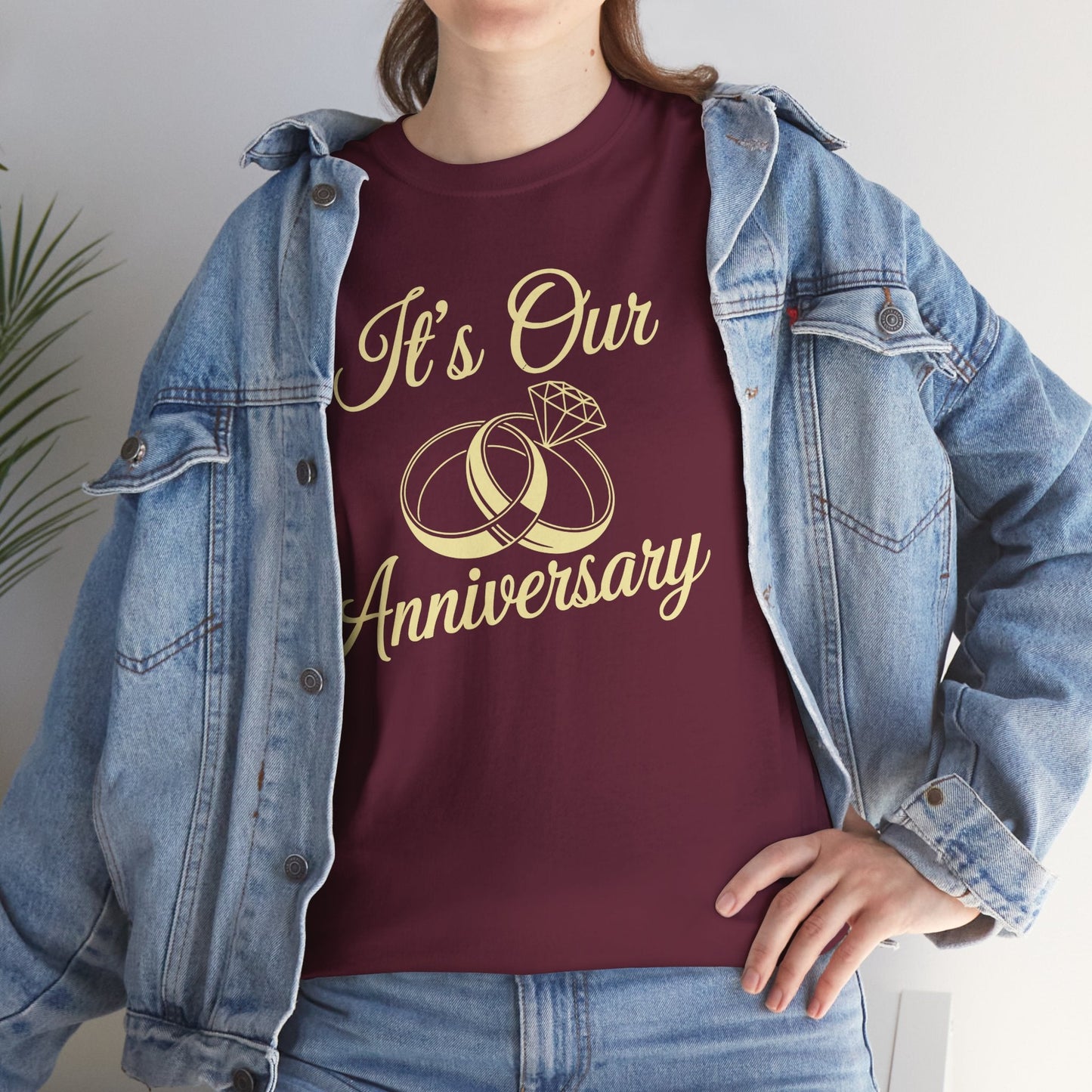 It's Our Anniversary Shirts for Married Couples Husband Wife T-Shirt