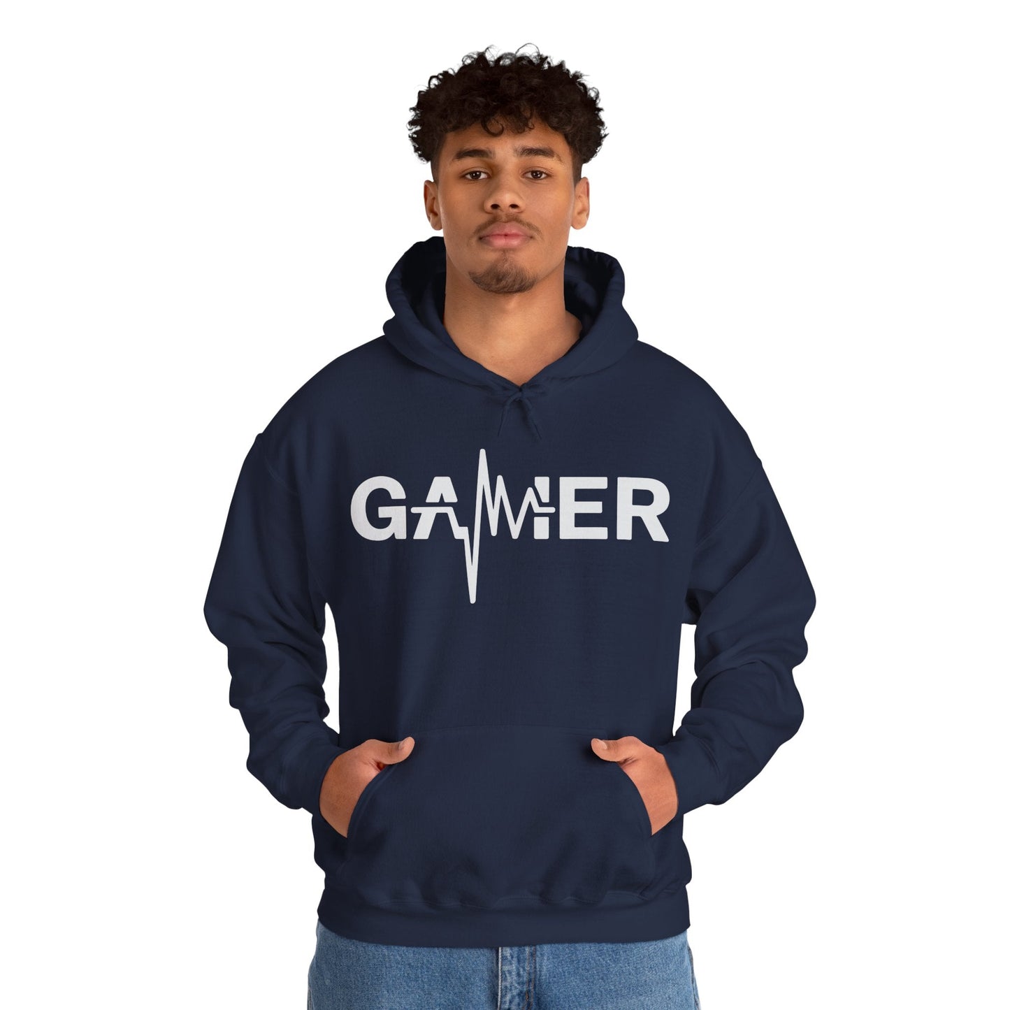 Gamer Heartbeat Video Games Graphic Hoodie
