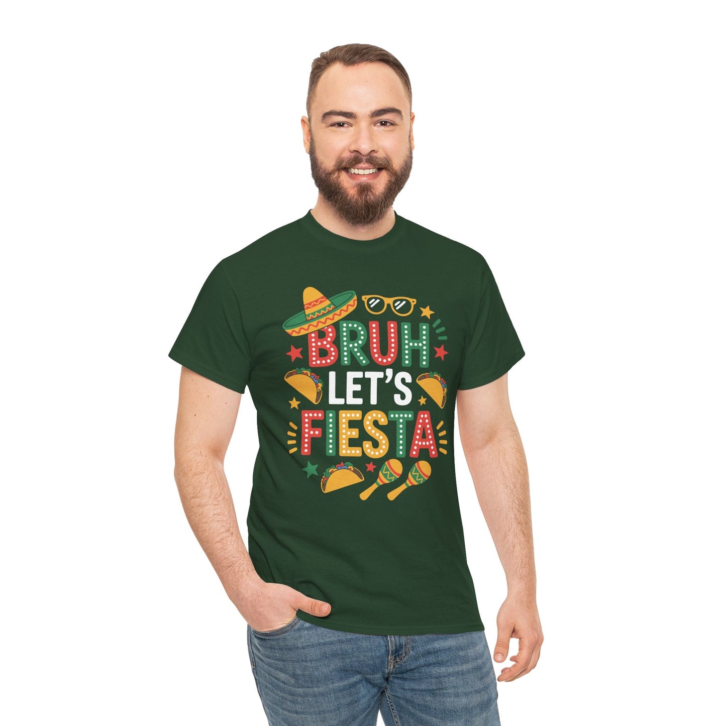 Bruh Let's Fiesta Cinco De Mayo Mexican Party Men Women T-Shirt