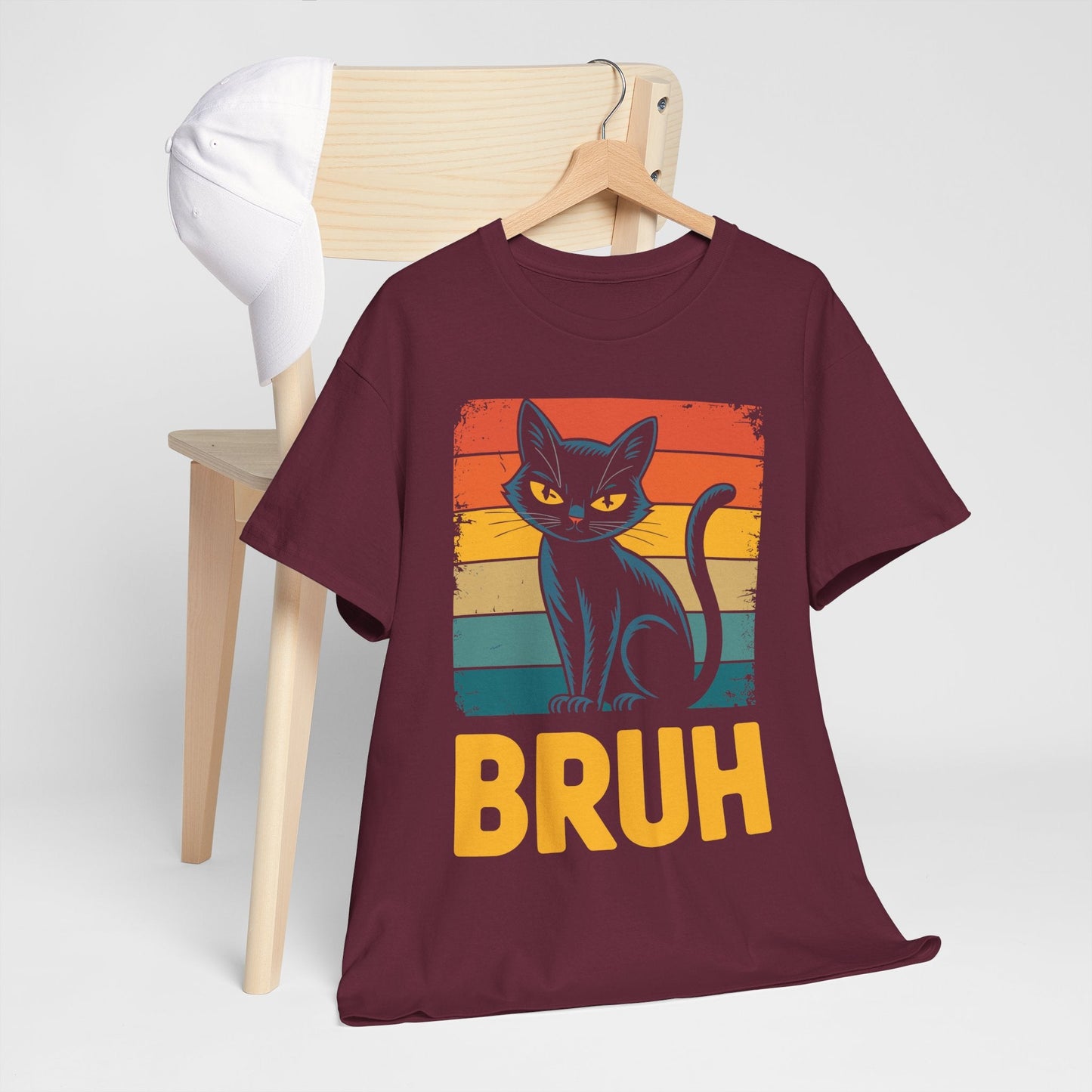 Funny Cat Bruh For Teens Boys Girls Men Women Meme Graphic T-Shirt