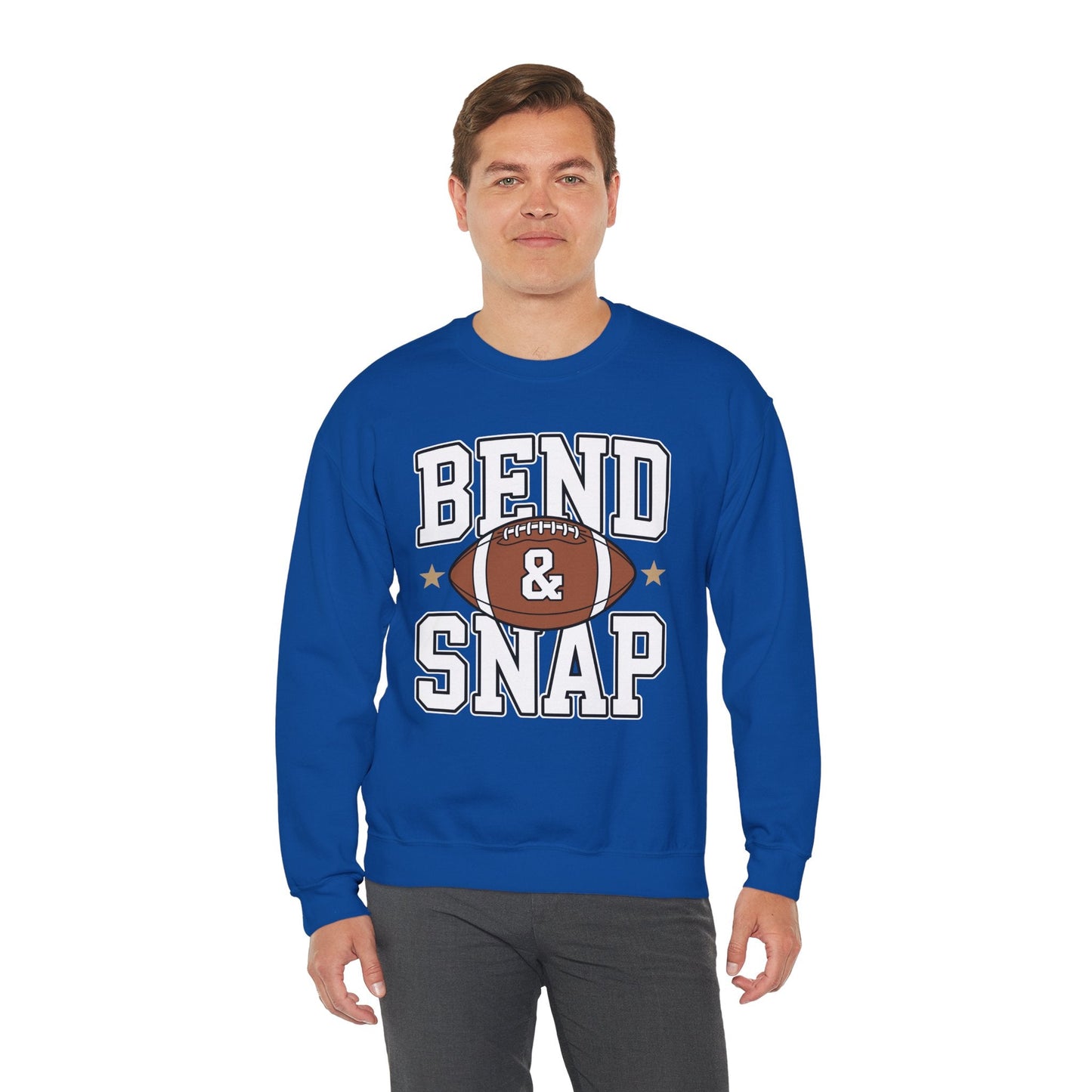 Funny Game Day Touchdown Season Cute Bend and Snap Football Sweatshirt