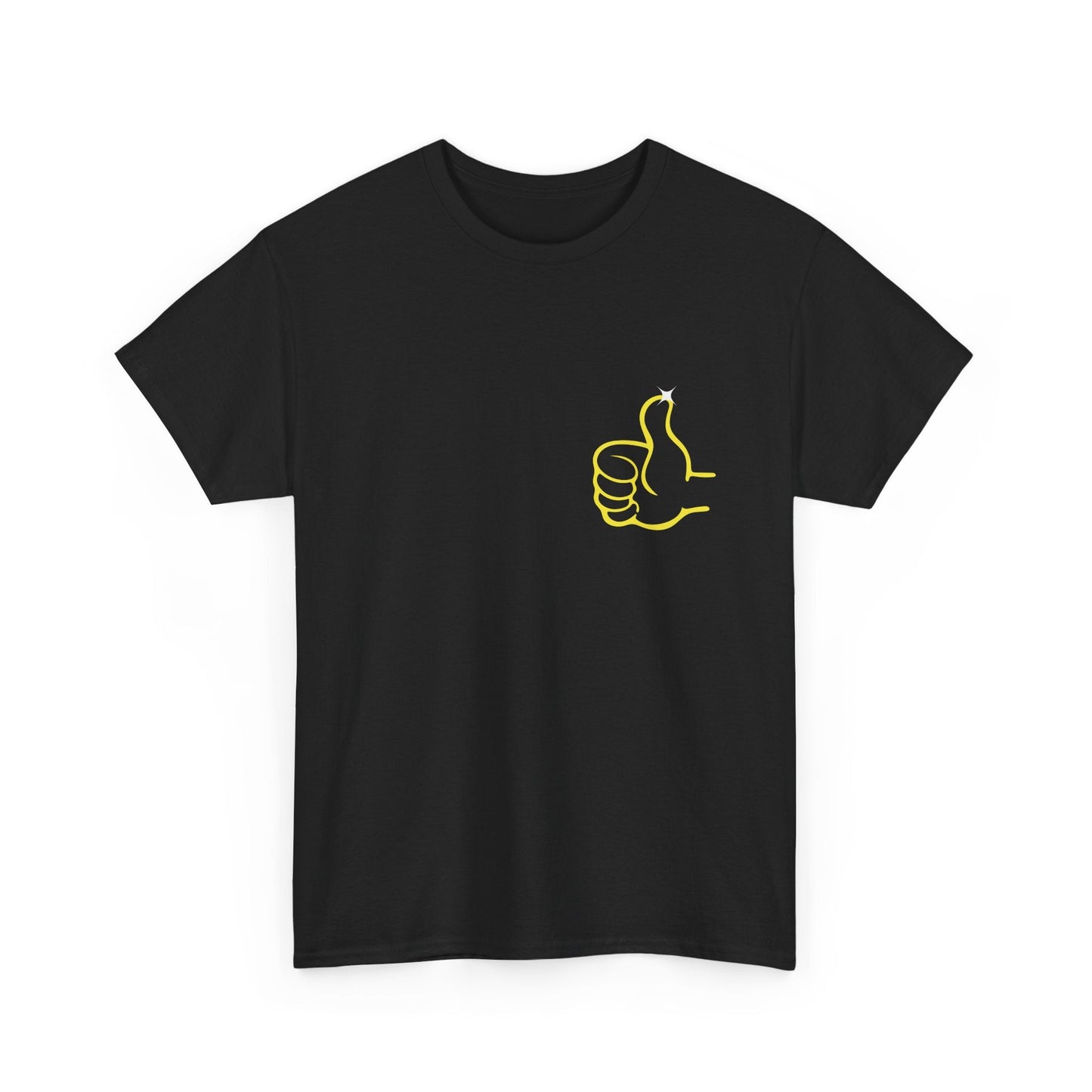 Funny Thumbs Up Emoji Graphic T-Shirt Positive Vibes