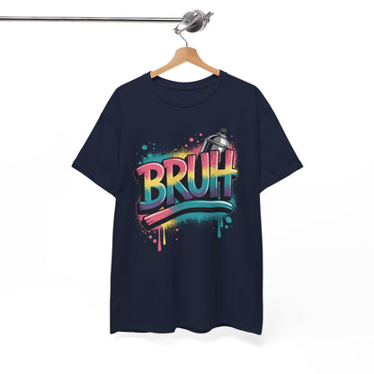 Bruh Graffiti Funny Saying Street Art Meme Men Boys T-Shirt