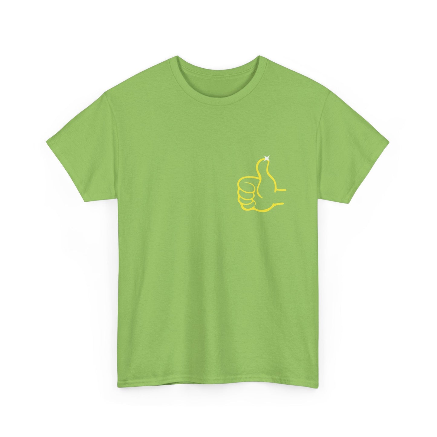 Funny Thumbs Up Emoji Graphic T-Shirt Positive Vibes