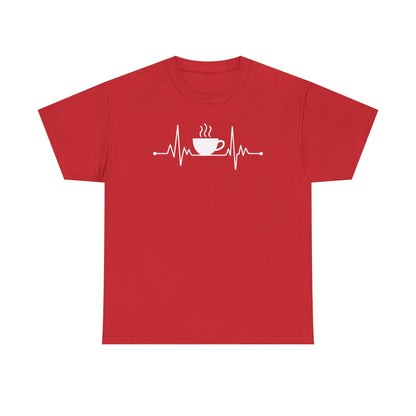 Coffee Heartbeat Drinking Coffee T-Shirt