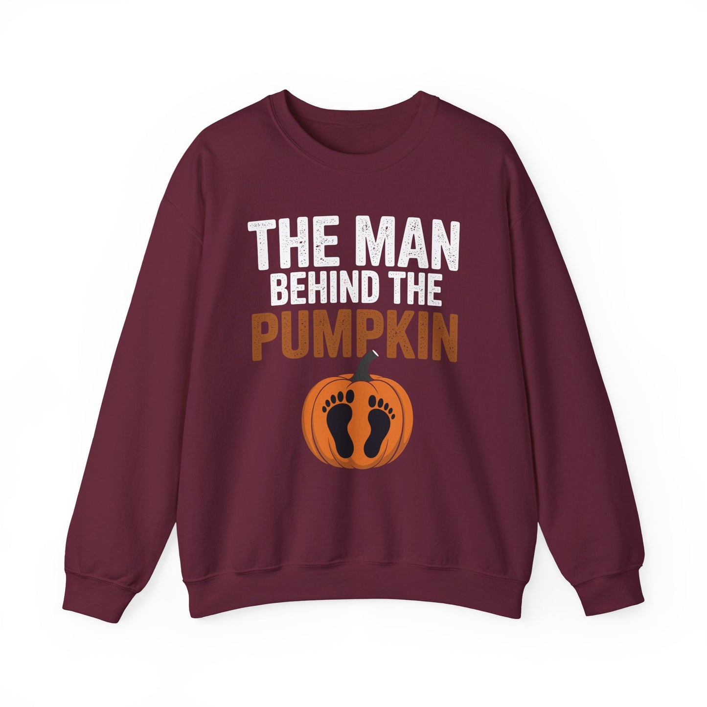 Pregnant Thanksgiving Costume for Dad Expecting Lil Pumpkin Sweatshirt