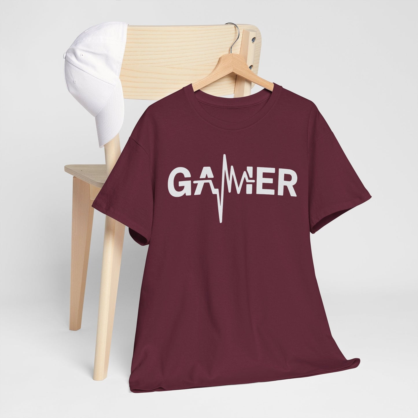 Gamer Heartbeat Video Games Graphic T-Shirt