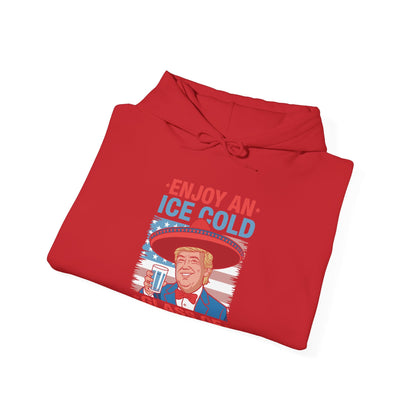 Funny Trump 4th of July Ice Cold Glass Of Deportation Hoodie