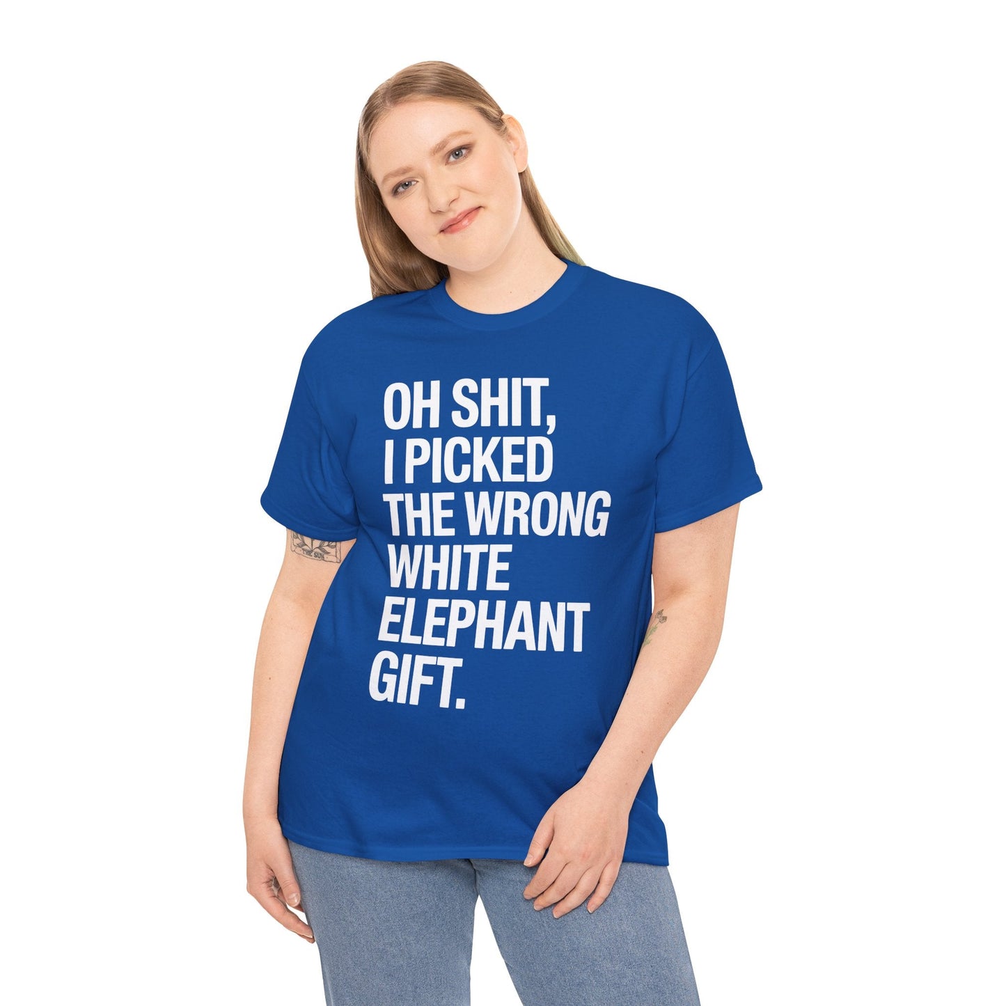 Oh Shit Funny White Elephant Gifts for Adults Under 15 20 T-Shirt