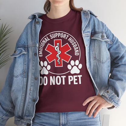 Emotional Support Husband Do Not Pet T-Shirt