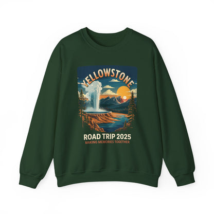 Yellowstone Family Road Trip 2025 National Park Outdoor Sweatshirt