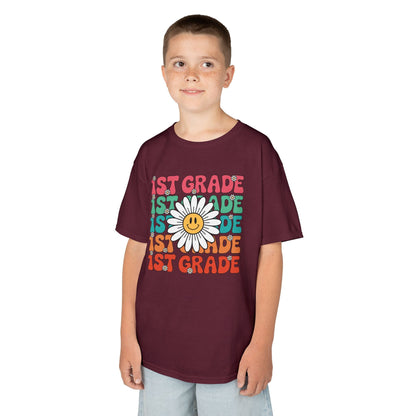 Groovy 1st Grade Back To School First Day of First Grade T-Shirt